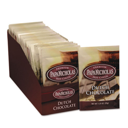 Premium Hot Cocoa, Dutch Chocolate, 24/Carton