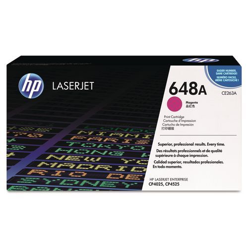 HP 648A, (CE263A-G) Magenta Original LaserJet Toner Cartridge for US Government HP 648A, (CE263A-G) Magenta Original LaserJet Toner Cartridge for US Government