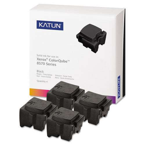 Compatible 108R00930 () High-Yield Solid Ink Stick, 8600 Page-Yield, Black