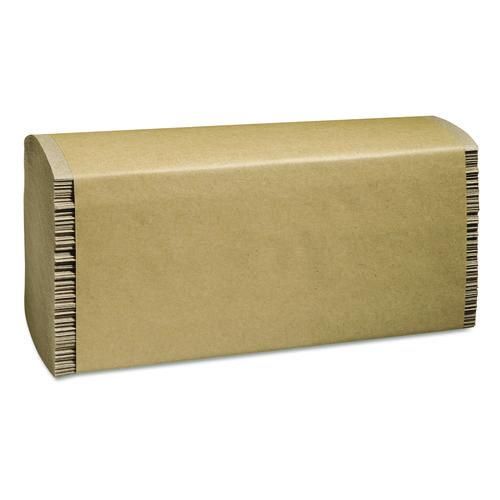 100% Recycled Folded Paper Towels, 9 1/4x9 1/2,Multi-Fold, Natural,250/Pk,16/Ctn