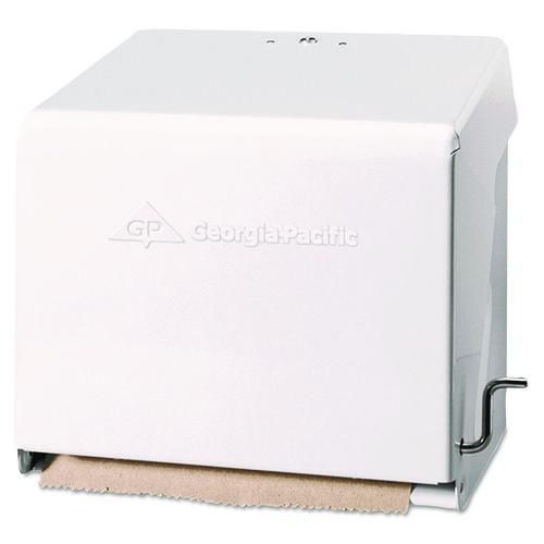 Mark II Crank Roll Towel Dispenser, 10 3/4 x 8 1/2 x 10 3/5, White