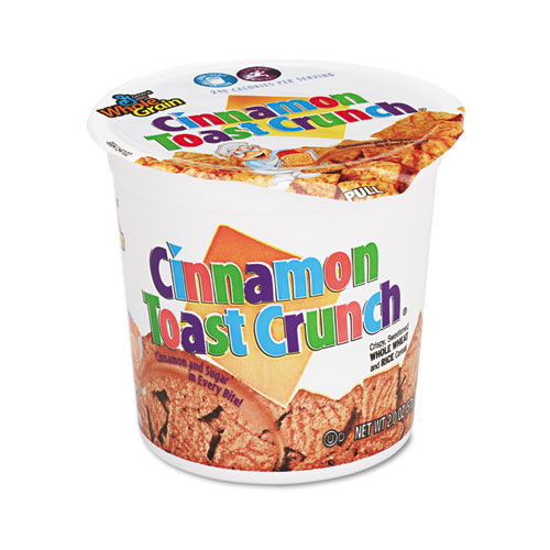 Cinnamon Toast Crunch Cereal, Single-Serve 2.0oz Cup, 6/Pack