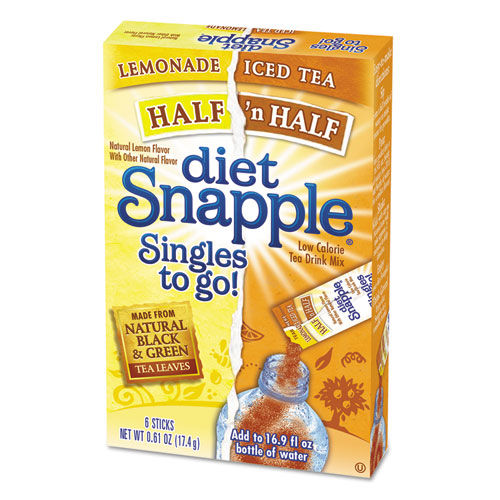 Iced Tea Singles To-Go, Diet Lemonade/Iced Tea, 0.61 oz Stick, 72 sticks