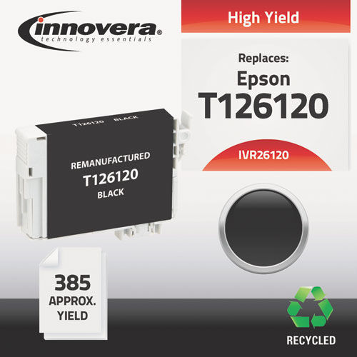 26120 Compatible Reman T126120 (T-126) Ink, 385 Page-Yield, Black, Sold as 1 Each 26120 Compatible Reman T126120 (T-126) Ink, 385 Page-Yield, Black, Sold as 1 Each