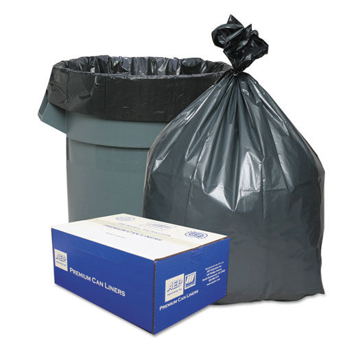 Can Liner, Super Hexene Resin 55-60gal, 1.55 Mil, 39 x 56, 50/Carton