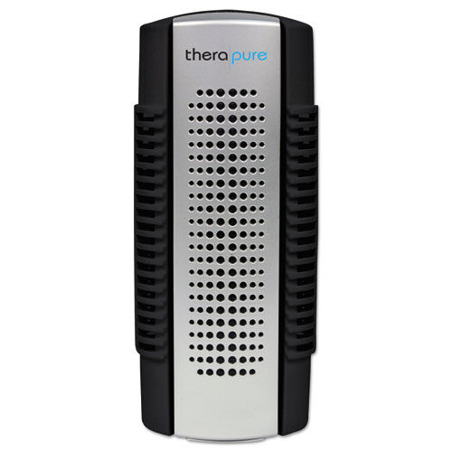Mini Plug-In Collection Blade Air Purifier, One Speed, Black/Silver