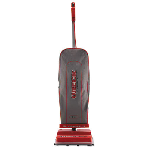 U2000R-1 Commercial Upright Vacuum, 120 V, Red/Gray, 12 1/2 x 6 3/4 x 47 3/4
