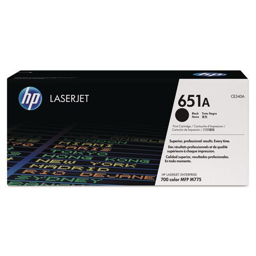 HP 651A, (CE340A-G) Black Original LaserJet Toner Cartridge for US Government HP 651A, (CE340A-G) Black Original LaserJet Toner Cartridge for US Government