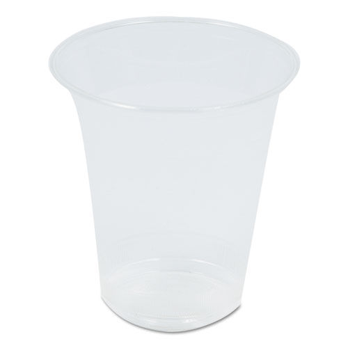 Compostable PLA Corn Plastic Cold Cups, 12oz, Clear, 1000/Carton