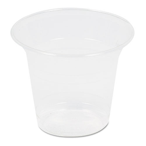 Compostable PLA Corn Plastic Cold Cups, 10oz, Clear, 1000/Carton