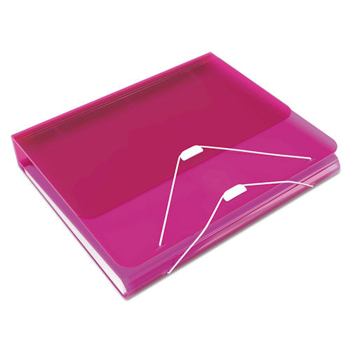 DUO 2-in-1 Binder Organizer, 11 x 8 1/2, 1" Capacity, Hot Pink