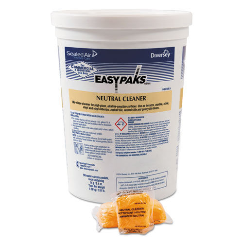 Neutral Cleaner, 0.5 oz Packet, 90/Tub