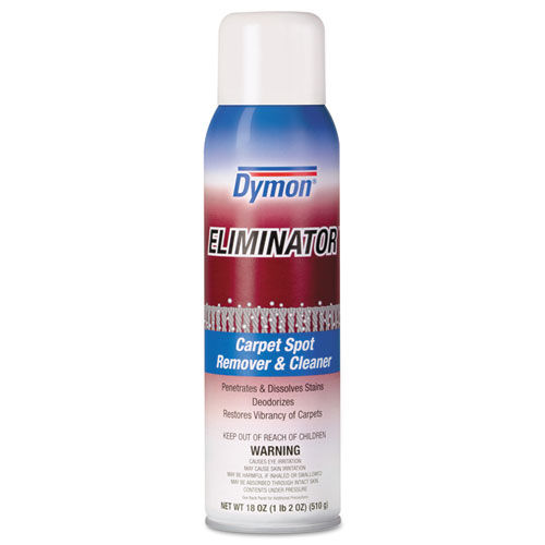 Eliminator Carpet Spot & Stain Remover, 18oz, Aerosol, 12/Carton
