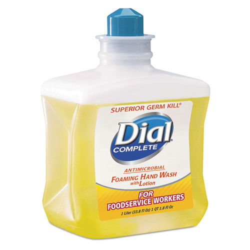 Antimicrobial Foaming Hand Soap, For Foodservice Workers, 1 Liter, 4/Carton