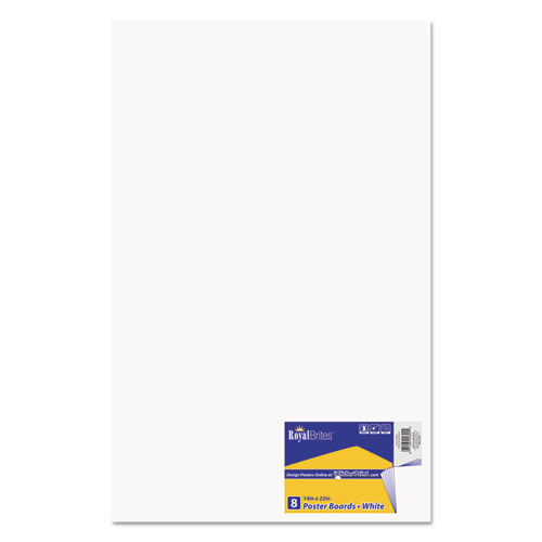 Premium Coated  Board, 14 x 22, White, 8/Pack