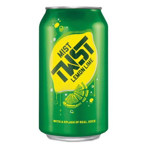 Mist Twist Lemon-Lime Soda, 12 oz Can, 12/Pack