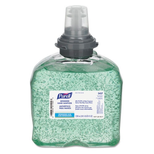 Advanced TFX Gel Instant Hand Sanitizer Refill w/Aloe, 1200mL