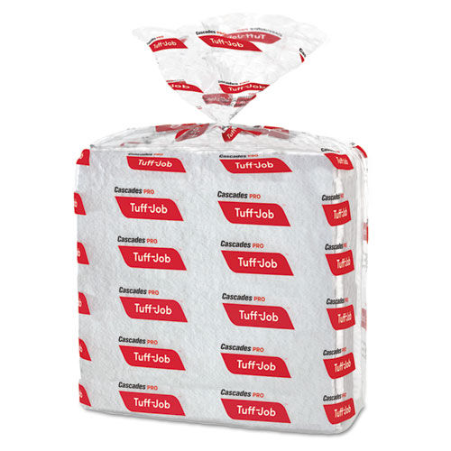 Tuff-Job S400 DRC Wipers, Heavy,12 x 13, White, 60/Pack, 18 Pack/Carton