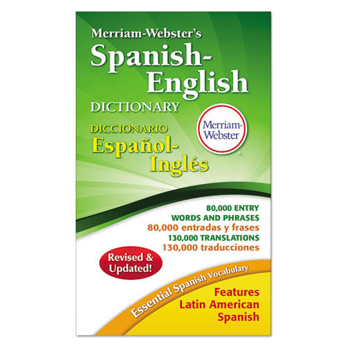 Merriam-Webster’s Spanish-English Dictionary, 928 Pages