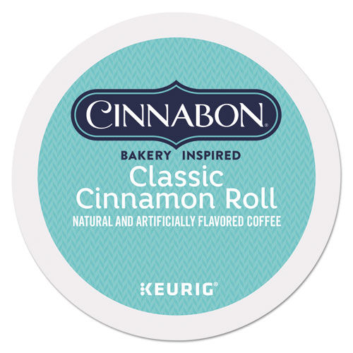 Cinnabon Classic Cinnamon Roll Coffee K-Cups, 24/Box