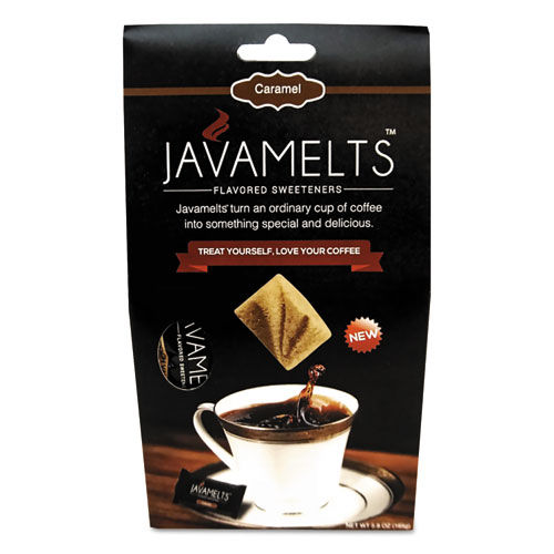 Sweeteners, 0.34 oz Box, Caramel, 24 Cubes/Box