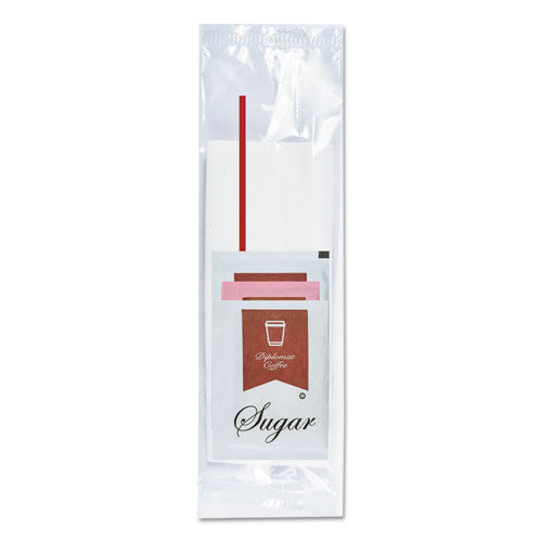 Economy Clear Condiment Kit, 0.34 oz, 500/Carton