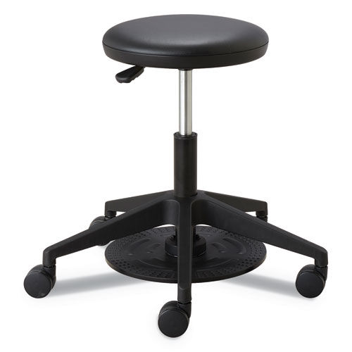 Lab Stool, 24 1/4h, Black, Supports up to 250 lbs.
