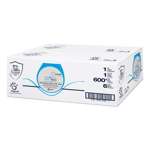 Dry Tech Paper Towel, 7.5" x 7200", White, 6/Carton
