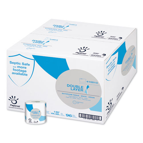 Double Layer Toilet Tissue, 2-Ply, 500 Sheets/Roll, 96 Rolls/Carton