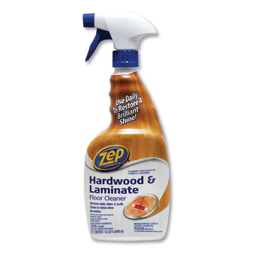 Hardwood and Laminate Cleaner, 32 oz Spray Bottle, 12/Carton