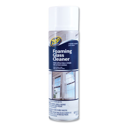 Foaming Glass Cleaner, Pleasant Scent, 19 oz Bottle, 12/Carton