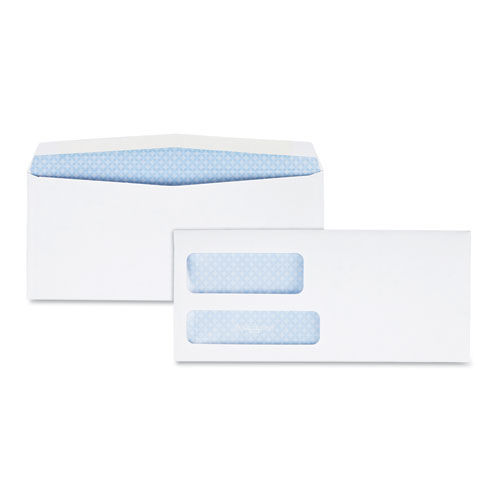 2-Window Security Tinted Invoice/Check Mailer, #9, 3 7/8 x 8 7/8, White, 500/BX
