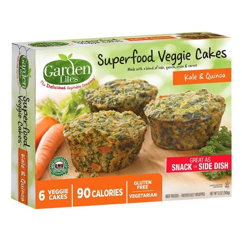 Garden Lites Kale & Quinoa Superfood Frozen Veggie Cakes - 12oz