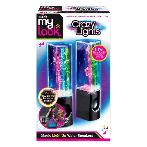 My Look Crazy Lights Magic Water Speakers by Cra-Z-Art - Colors May Vary