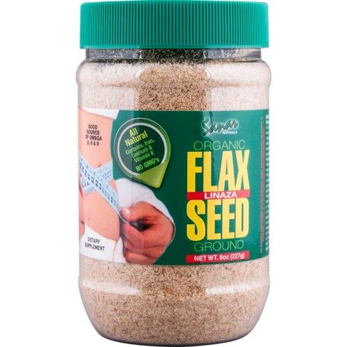 Sanar Naturals  Ground Flax Seed - 8oz
