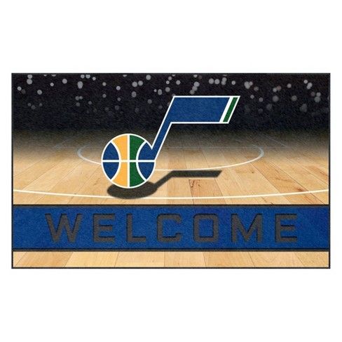 NBA Utah Jazz Crumb Rubber Door Mat 18"x30"