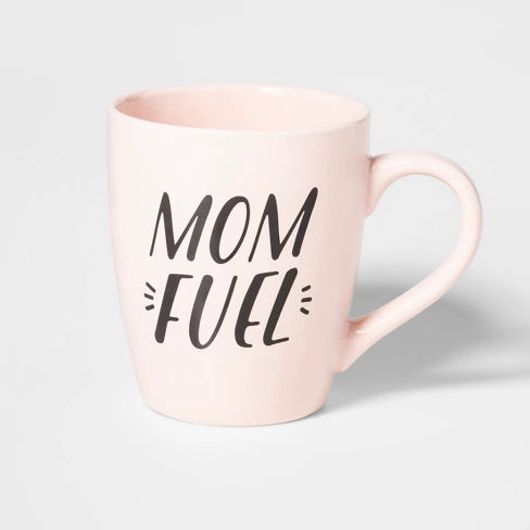 48oz Stoneware Mom Fuel Giant Mug Light Pink - Clay Art