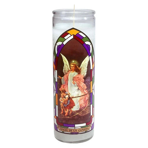 Jar Candle Angel De La Guardia White - Continental Candle®