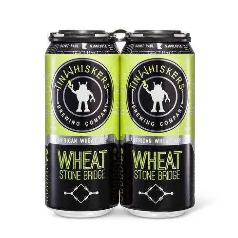 Tin Whiskers Wheat Stone Bridge Wheat Ale - 4pk / 16 fl oz Cans