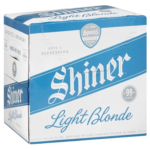 Shiner® Light Blonde Beer - 12pk / 12oz Bottles