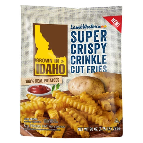 Grown In Idaho Super Crispy Frozen Crinkle Cut Fries - 28oz