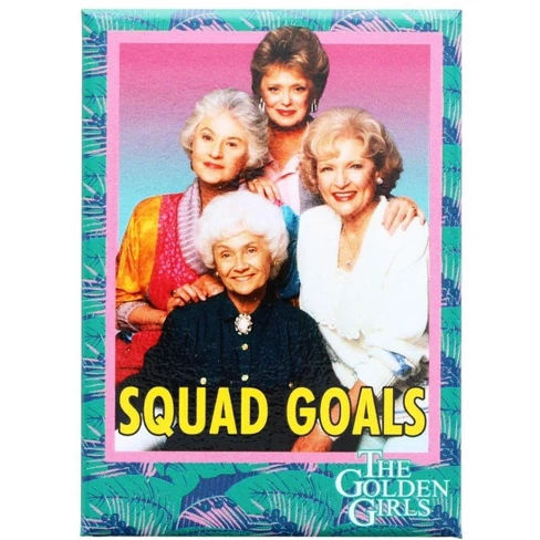 The Golden Girls "Squad Goals" 2.5" x 3.5" Magnet