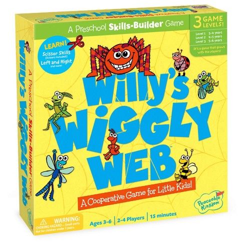 Willy's Wiggly Web A Wiggly Wobbly Cutting Game