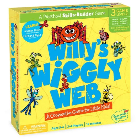 Willy's Wiggly Web A Wiggly Wobbly Cutting Game