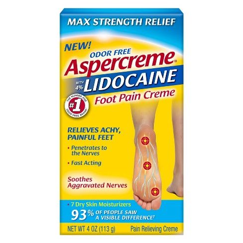 Aspercreme Lidocaine Foot Pain Lotion - 4oz