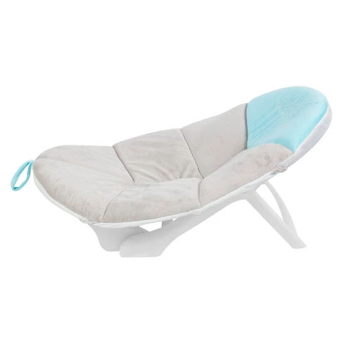 Baby Delight Cushy Nest Cloud Premium Infant Bather Teal Gray : Baby Care - Foldable baby bath seat baby bath tub ring seat infant bath seat chair +12 ducks.