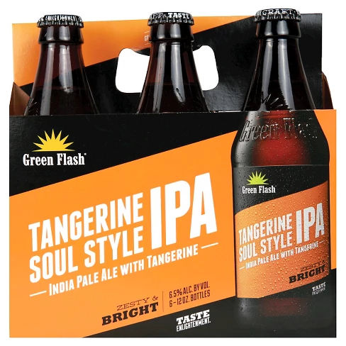 Green Flash® Tangerine Soul Style IPA - 6pk / 12oz Bottles