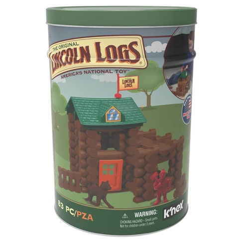 K'nex® Lincoln Logs - 83pc