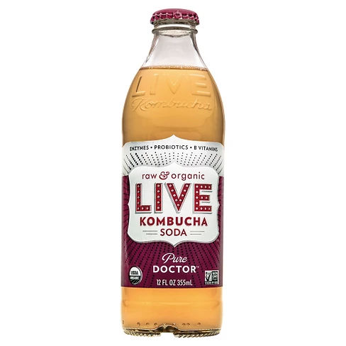 Live Soda Kombucha Pure Doctor 12oz