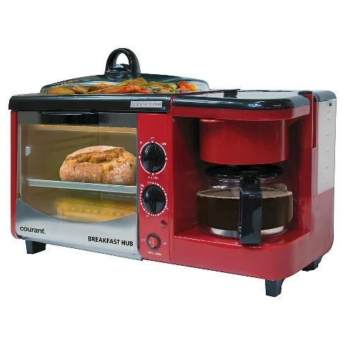 Courant 3-in-1 Multifunction Toaster Oven - Red